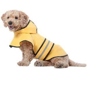 Rainy Days Slicker with Hood for Small Dog, Yellow